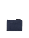 Lancel A10537 - CUIR DE VACHETTE - BLEU Ninon de Lancel - Porte-cartes zippé L porte-cartes