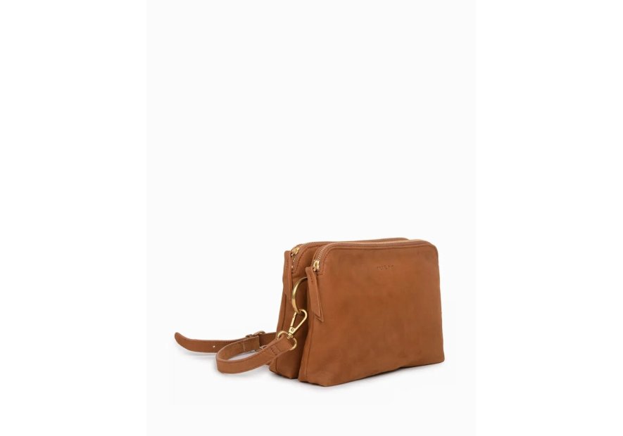 Nat & Nin NAEL - CUIR DE VACHETTE - ÉPICE nat&nin - nael - sac trotteur m Sac business
