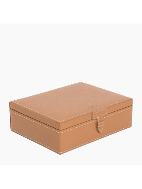Le Tanneur TBJ7393 - REFENTE CUIR VACH. - N coffret 8 montres fermoir pression t coffret-montres