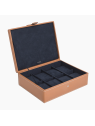 Le Tanneur TBJ7393 - REFENTE CUIR VACH. - N coffret 8 montres fermoir pression t coffret-montres
