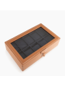 Le Tanneur TBJ7394 - CUIR DE VACHETTE - NAT coffret 10 montres vitré coffret-montres
