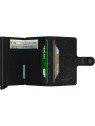 Secrid MVG - ALUMINIUM/CUIR - BLACK/BLA porte cartes miniwallet veg porte-cartes