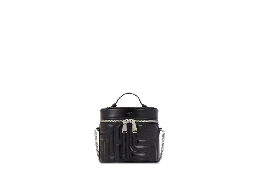 Lancel A12516 - CUIR DE VACHETTE - NOIR lancel- midi minuit- sacs seau Sac business