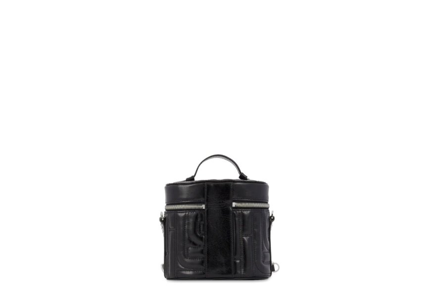 Lancel A12516 - CUIR DE VACHETTE - NOIR lancel- midi minuit- sacs seau Sac business