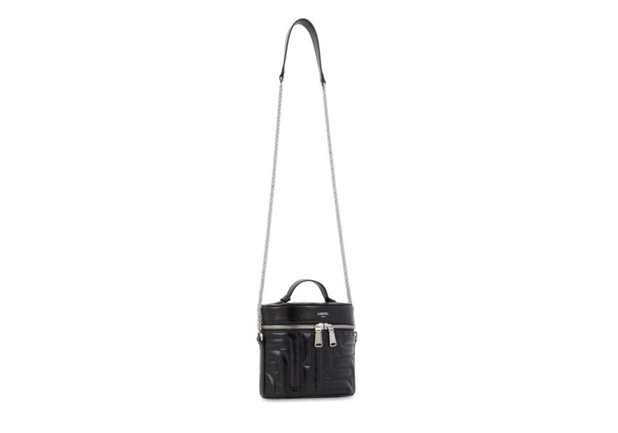 Lancel A12516 - CUIR DE VACHETTE - NOIR lancel- midi minuit- sacs seau Sac business