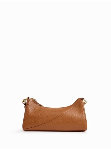 Nat & Nin KITTY - CUIR DE VACHETTE - PECAN nat & nin-kitty-sac baguette sac-business