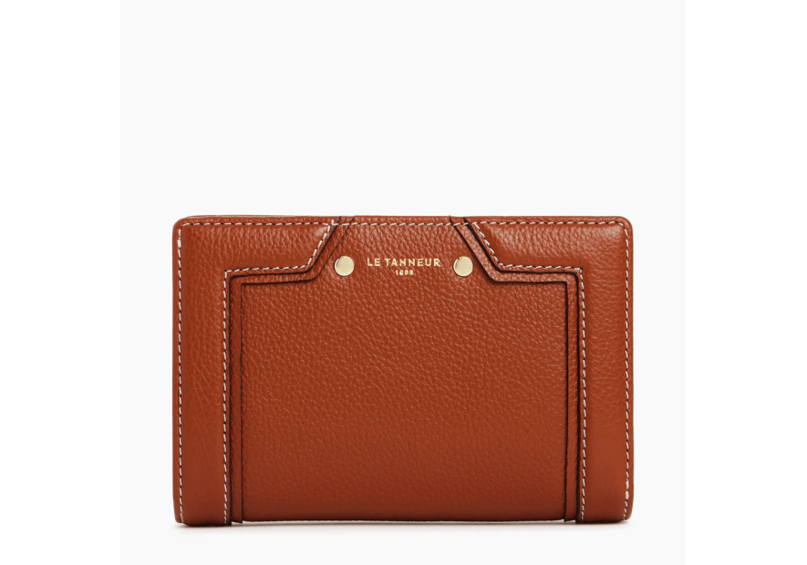 Le Tanneur TNGI3301 - CUIR DE VACHETTE - AC le tanneur- ella- porte feuille dos à dos Porte-monnaie