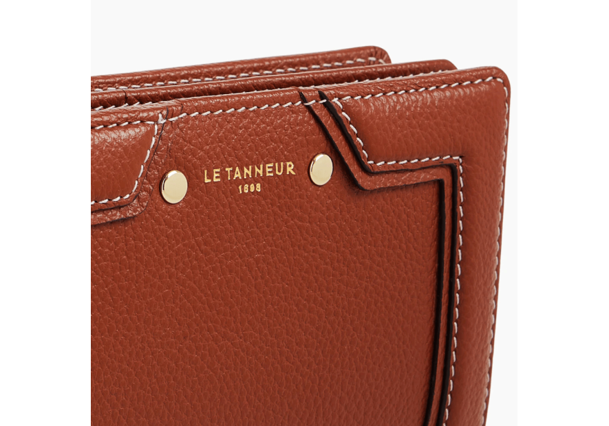 Le Tanneur TNGI3301 - CUIR DE VACHETTE - AC le tanneur- ella- porte feuille dos à dos Porte-monnaie