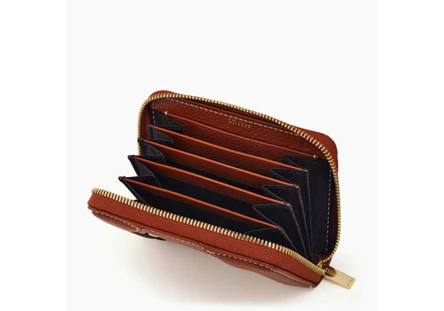 Le Tanneur TNGI3550 porte cartes accordéon ella le tanneur porte cartes