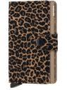 Secrid MLE - ALUMINIUM - LEOPARD BEIGE porte cartes miniwallet leo porte-cartes