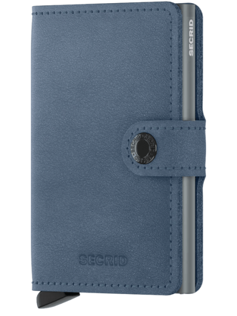 Secrid M - CUIR DE VACHETTE - ICE BLUE porte cartes miniwallet original porte-cartes