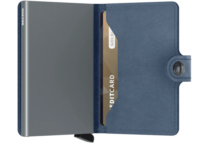 Secrid M - CUIR DE VACHETTE - ICE BLUE porte cartes miniwallet original Porte-cartes