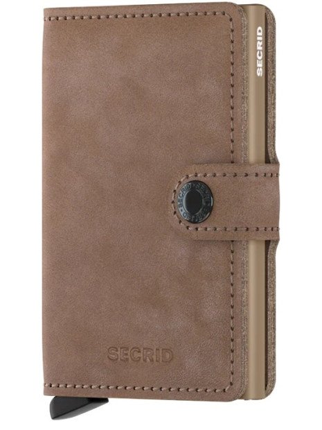 Secrid MV - CUIR DE VACHETTE - TAUPE porte cartes mini wallet vintage porte-cartes