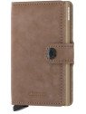 Secrid MV - CUIR DE VACHETTE - TAUPE porte cartes mini wallet vintage porte-cartes