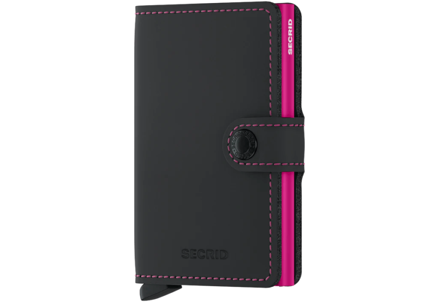 Secrid MM - CUIR DE VACHETTE - BLACK FU porte cartes miniwallet mm Porte-cartes