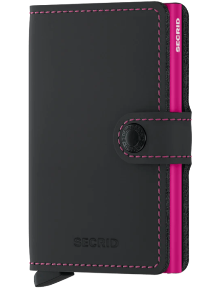 Secrid MM - CUIR DE VACHETTE - BLACK FU porte cartes miniwallet mm Porte-cartes