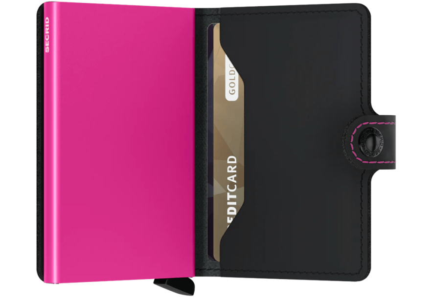 Secrid MM - CUIR DE VACHETTE - BLACK FU porte cartes miniwallet mm Porte-cartes