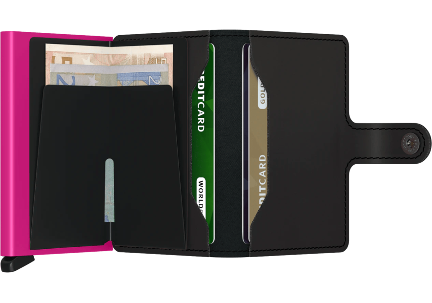 Secrid MM - CUIR DE VACHETTE - BLACK FU porte cartes miniwallet mm Porte-cartes