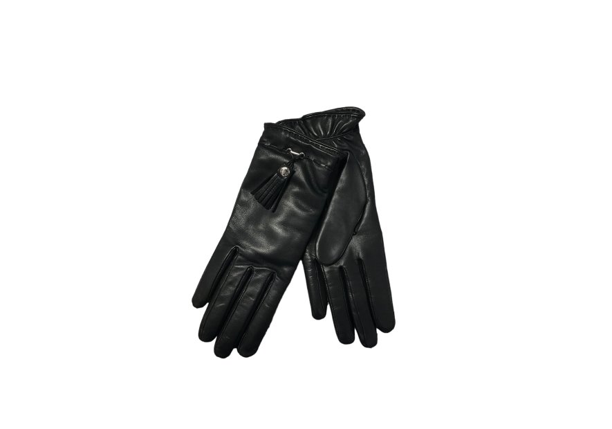 Lancel A03893 - AGNEAU - NOIR lancel-premier flirt-gants femme Gants