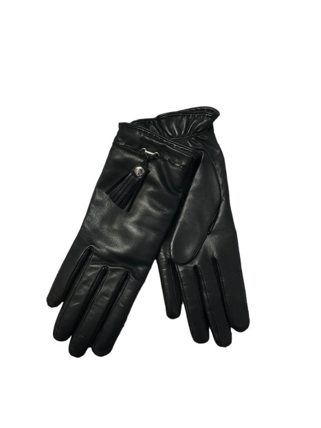 Lancel A03893 - AGNEAU - NOIR lancel-premier flirt-gants femme Gants