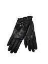 Lancel A03893 - AGNEAU - NOIR lancel-premier flirt-gants femme gants-femme
