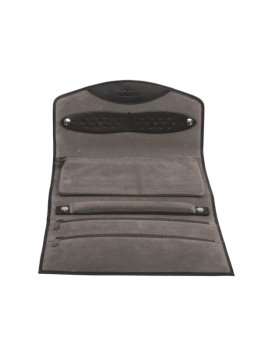 Steinmann 3108 - CUIR DE VACHETTE - NOIR windrose - nappa - trousse bijoux xl Coffrets à bijoux