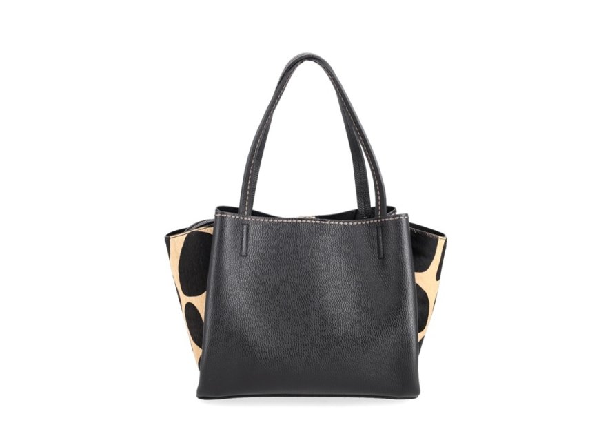 vison'a 23552/PONY - CUIR DE VACHETTE -  visona- pony- shopping Sac business
