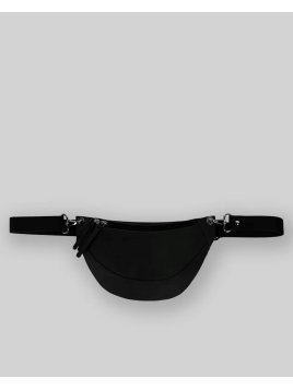 Les Ateliers Foures B123 - CUIR DE VACHETTE - NOIR les ateliers foures-baroudeuse-banane m Sac business