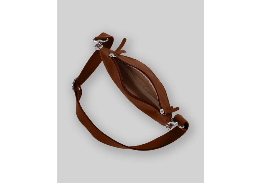 Les Ateliers Foures B123 - CUIR DE VACHETTE - FAUVE les ateliers foures-baroudeuse-banane m Sac business