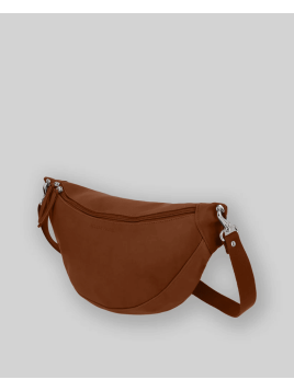 Les Ateliers Foures B124 - CUIR DE VACHETTE - FAUVE les ateliers foures-baroudeuse-banane l Sac business