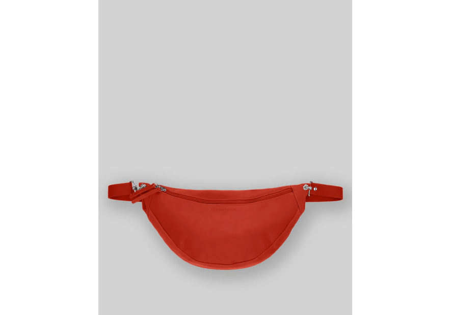 Les Ateliers Foures B124 - CUIR DE VACHETTE - ORANGE les ateliers foures-baroudeuse-banane l Sac business