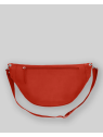 Les Ateliers Foures B124 - CUIR DE VACHETTE - ORANGE les ateliers foures-baroudeuse-banane l sacs-a-mains