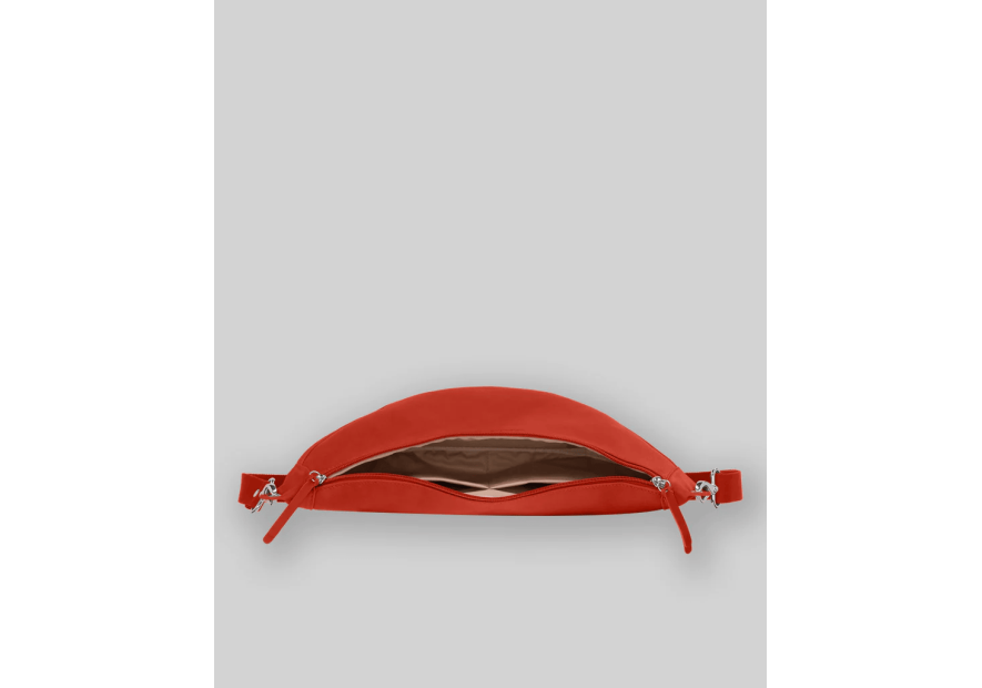 Les Ateliers Foures B124 - CUIR DE VACHETTE - ORANGE les ateliers foures-baroudeuse-banane l Sac business