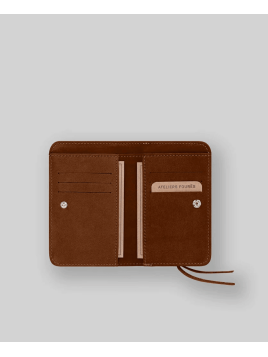 Les Ateliers Foures B53 portefeuille femme dos à dos baroudeuse m Portefeuille Homme