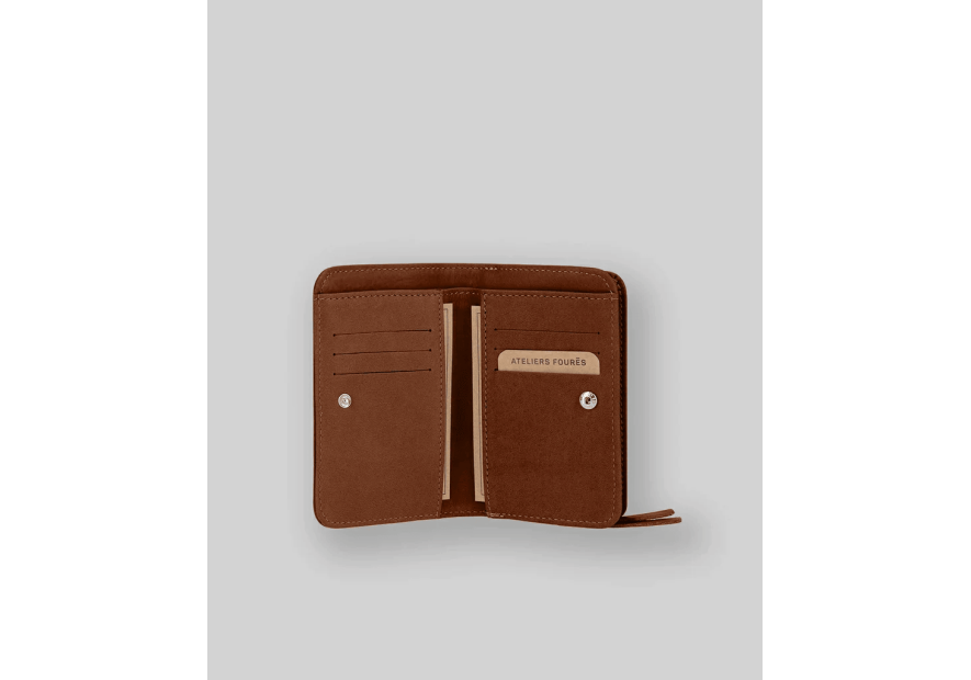 Les Ateliers Foures B53 portefeuille femme dos à dos baroudeuse m Portefeuille Homme