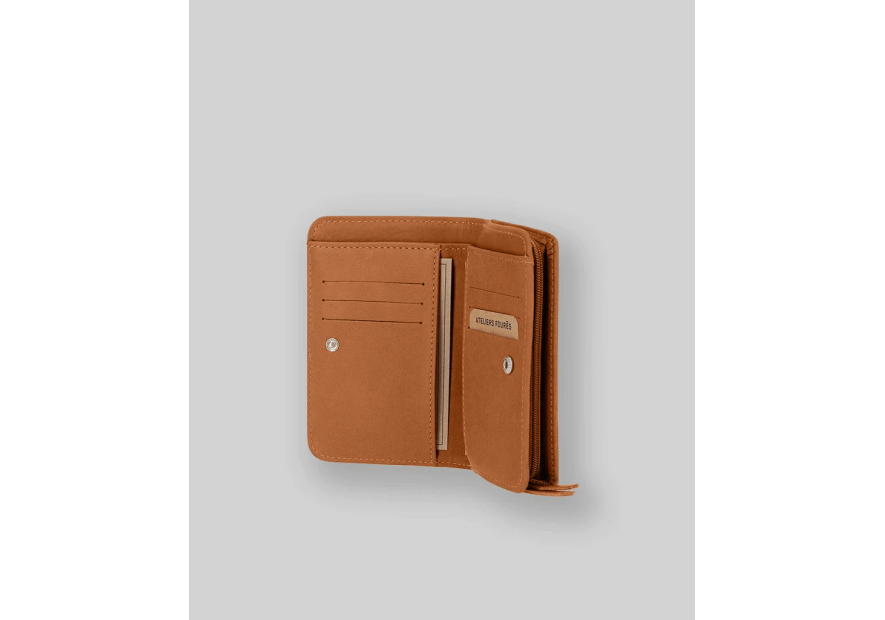 Les Ateliers Foures B53 portefeuille femme dos à dos baroudeuse m Portefeuille Homme