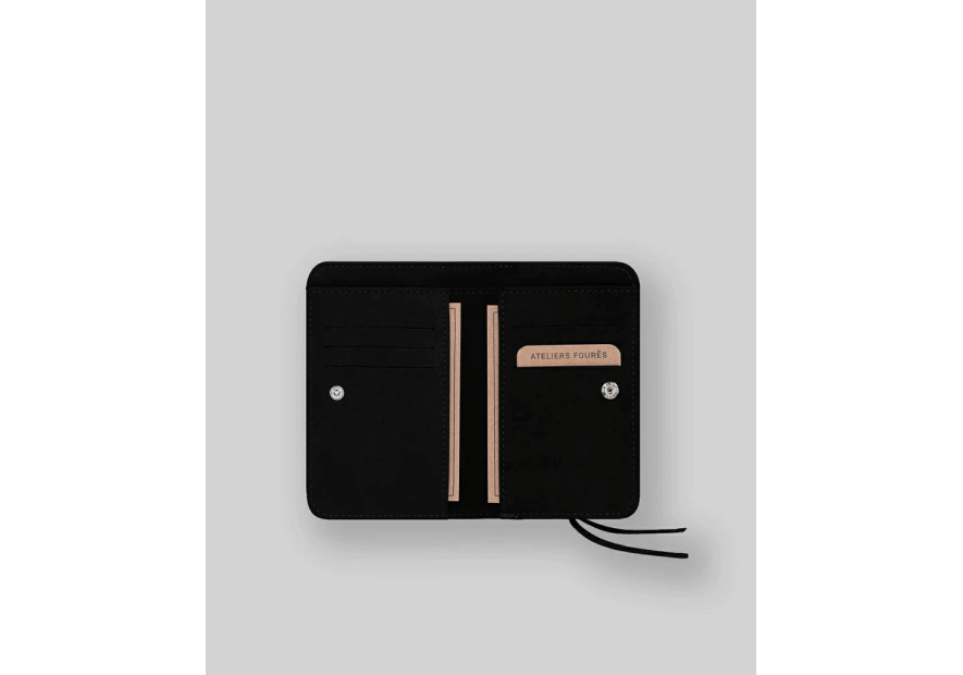 Les Ateliers Foures B53 portefeuille femme dos à dos baroudeuse m Portefeuille Homme