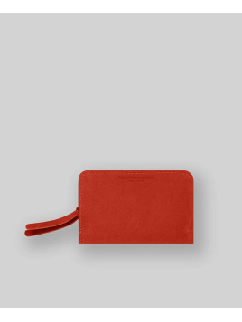 Les Ateliers Foures B53 - CUIR DE VACHETTE - ORANGE. fourès-baroudeuse-portefeuille dos à dos Portefeuilles