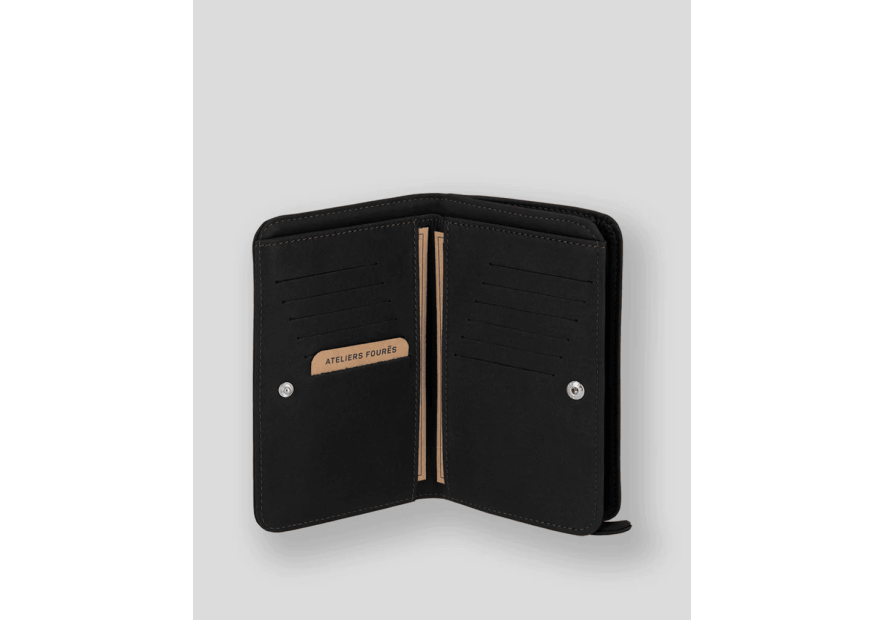 Les Ateliers Foures B63 portefeuille femme baroudeuse nereides Portefeuille Homme