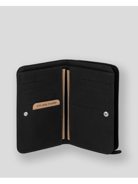 Les Ateliers Foures B63 portefeuille femme baroudeuse nereides Portefeuille Homme