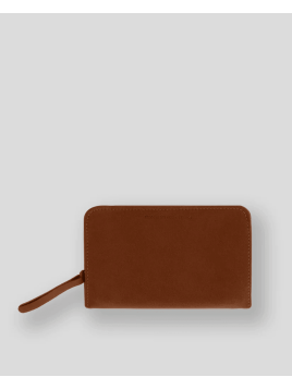 Les Ateliers Foures B63 - CUIR DE VACHETTE - FAUVE portefeuille femme baroudeuse nereides Portefeuilles