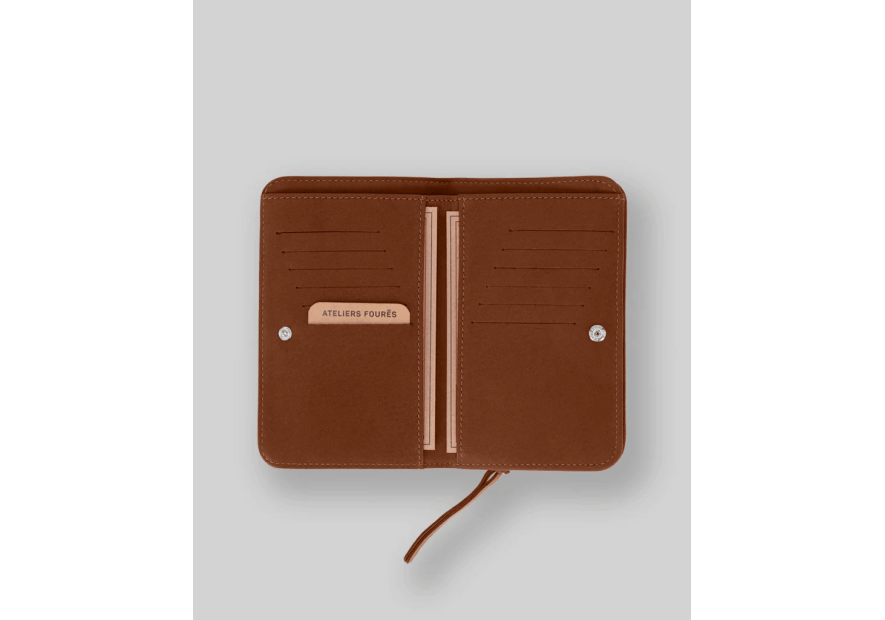 Les Ateliers Foures B63 portefeuille femme baroudeuse nereides Portefeuille Homme