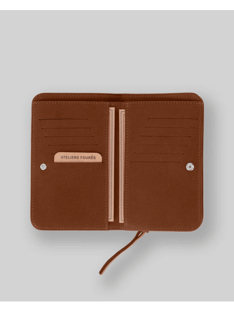 Les Ateliers Foures B63 portefeuille femme baroudeuse nereides Portefeuille Homme