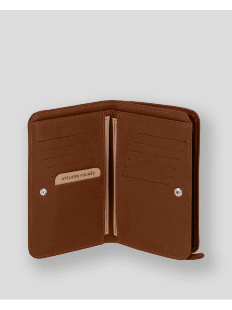 Les Ateliers Foures B63 portefeuille femme baroudeuse nereides Portefeuille Homme