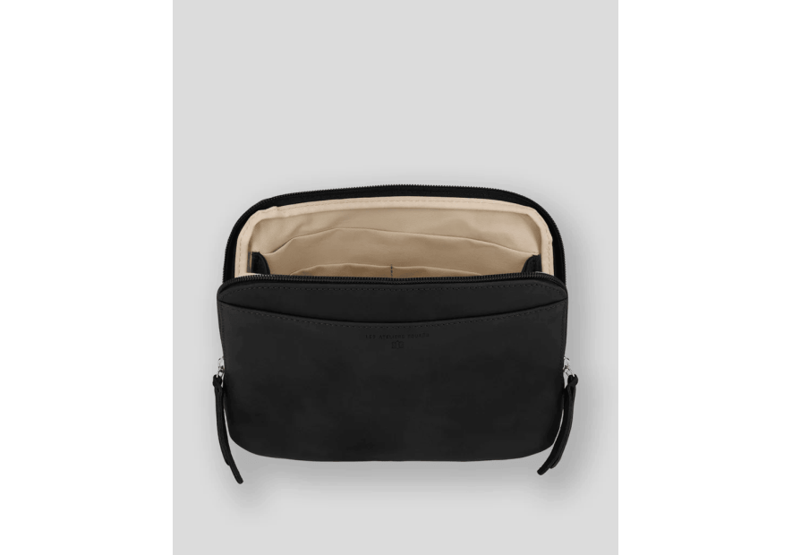 Les Ateliers Foures B729 - CUIR DE VACHETTE - NOIR fourès baroudeuse trotteur s Sac business