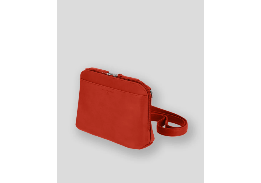 Les Ateliers Foures B729 - CUIR DE VACHETTE - ORANGE fourès baroudeuse trotteur s Sac business