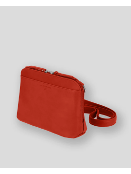 Les Ateliers Foures B729 - CUIR DE VACHETTE - ORANGE fourès baroudeuse trotteur s Sac business