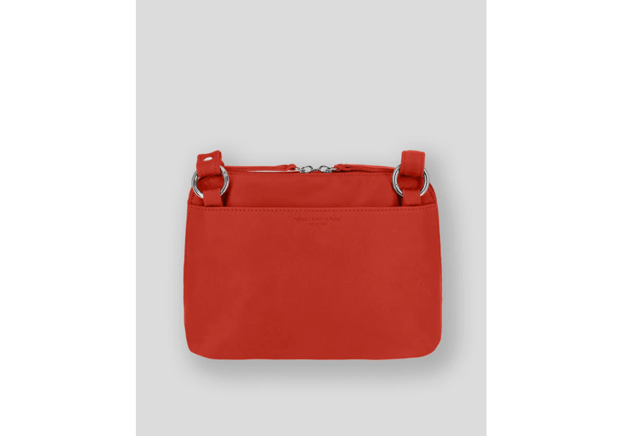 Les Ateliers Foures B729 - CUIR DE VACHETTE - ORANGE fourès baroudeuse trotteur s Sac business