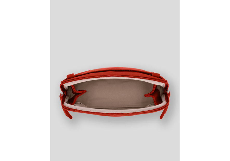 Les Ateliers Foures B729 - CUIR DE VACHETTE - ORANGE fourès baroudeuse trotteur s Sac business
