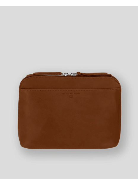 Les Ateliers Foures B729 - CUIR DE VACHETTE - FAUVE fourès baroudeuse trotteur s sacs-a-mains